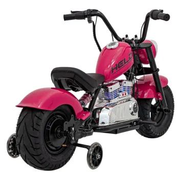Chopper Warrior Ružičasto Motociklističko Vozilo Motor Na Akumulator 9