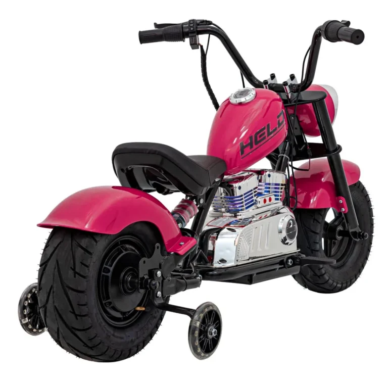 Chopper Warrior Ružičasto Motociklističko Vozilo Motor Na Akumulator 9