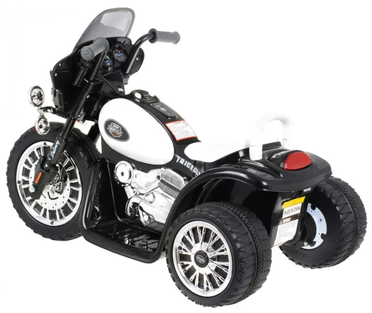 Chopper Dječji Motocikl Na Akumulator, Crni Motor Na Akumulator 4