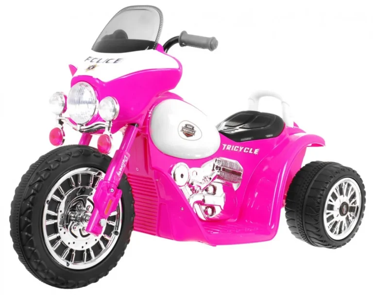 Chopper Motocikl Na Akumulator, Ružičasti Motor Na Akumulator 1