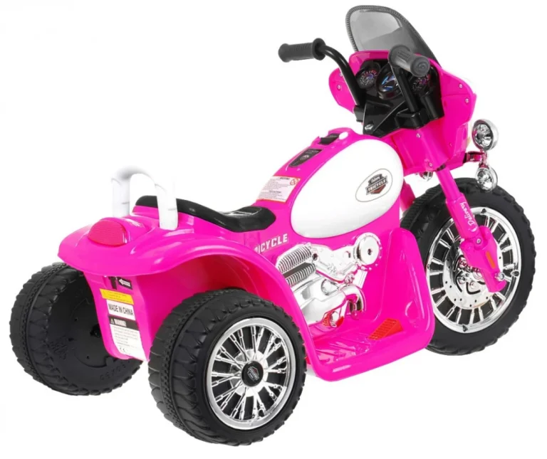 Chopper Motocikl Na Akumulator, Ružičasti Motor Na Akumulator 2