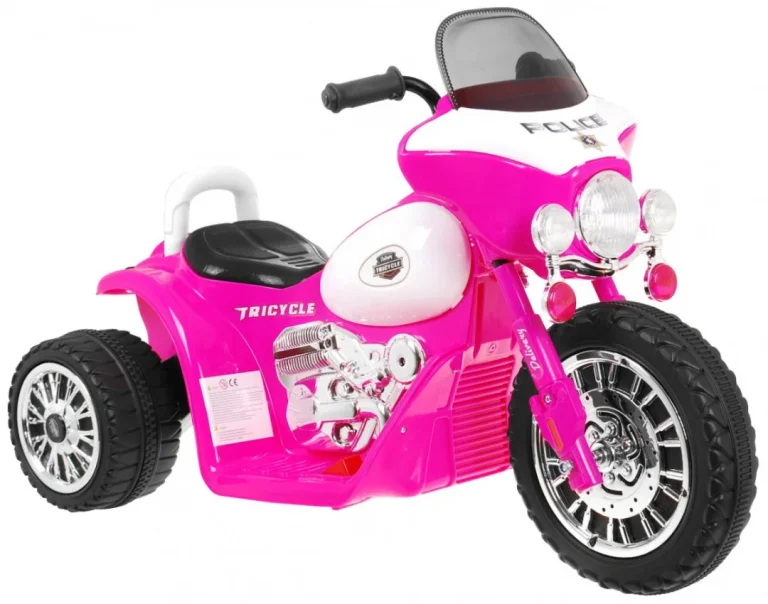 Chopper Motocikl Na Akumulator, Ružičasti Motor Na Akumulator 3