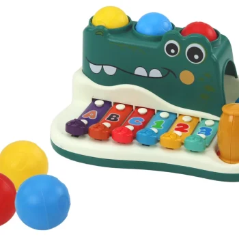 Činele Klavir Krokodil Orgulje Čekić Kuglice Obrazovni Instrument 2