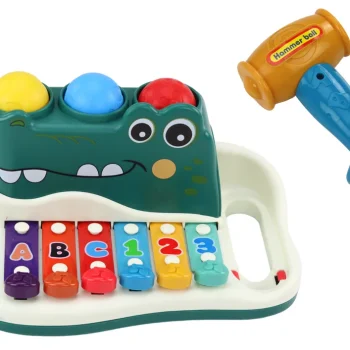Činele Klavir Krokodil Orgulje Čekić Kuglice Obrazovni Instrument 3