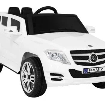 City Rider Autić Za Djecu Bijeli + Daljinski Upravljač + Podešavanje Volana + Spori Start + Mp3 Usb + Led, Bijela 10