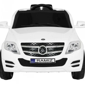 City Rider Autić Za Djecu Bijeli + Daljinski Upravljač + Podešavanje Volana + Spori Start + Mp3 Usb + Led, Bijela 3