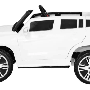 City Rider Autić Za Djecu Bijeli + Daljinski Upravljač + Podešavanje Volana + Spori Start + Mp3 Usb + Led, Bijela 4