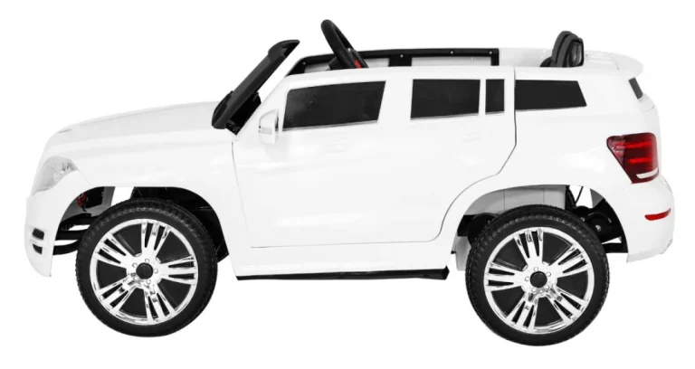 City Rider Autić Za Djecu Bijeli + Daljinski Upravljač + Podešavanje Volana + Spori Start + Mp3 Usb + Led, Bijela 4