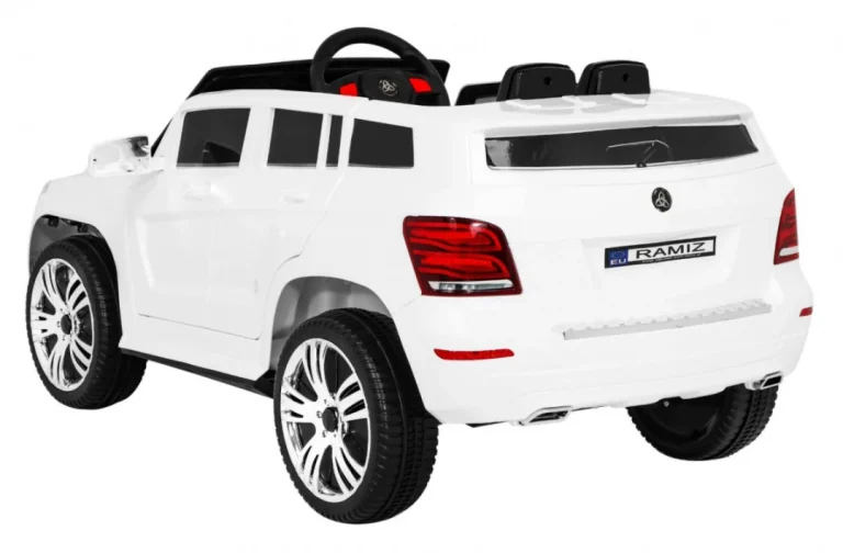 City Rider Autić Za Djecu Bijeli + Daljinski Upravljač + Podešavanje Volana + Spori Start + Mp3 Usb + Led, Bijela 5