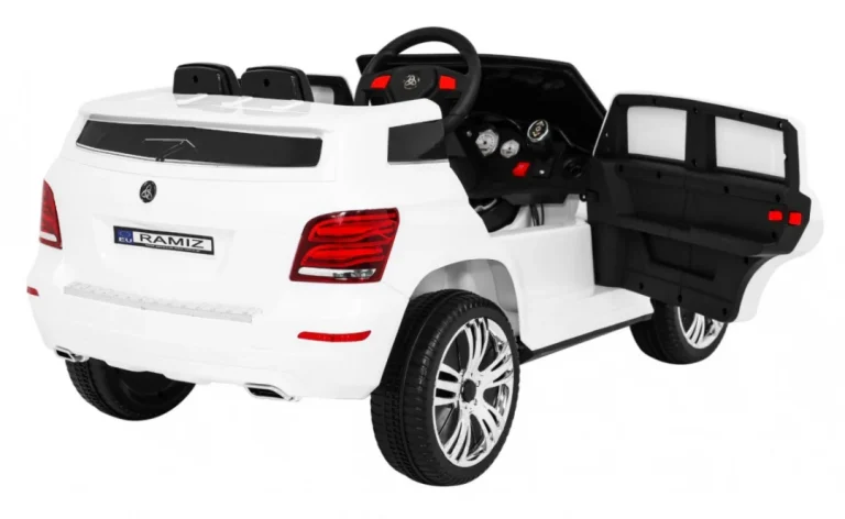 City Rider Autić Za Djecu Bijeli + Daljinski Upravljač + Podešavanje Volana + Spori Start + Mp3 Usb + Led, Bijela 9