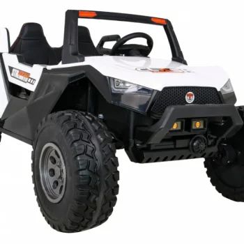 Clash Buggy Na Baterije Za 2 Djece Bijela + Daljinski Upravljač + 4x4 Pogon + Podešavanje Sjedala + 10