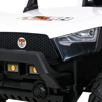 Clash Buggy Na Baterije Za 2 Djece Bijela + Daljinski Upravljač + 4x4 Pogon + Podešavanje Sjedala + 11