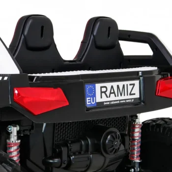 Clash Buggy Na Baterije Za 2 Djece Bijela + Daljinski Upravljač + 4x4 Pogon + Podešavanje Sjedala + 12