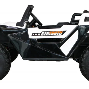 Clash Buggy Na Baterije Za 2 Djece Bijela + Daljinski Upravljač + 4x4 Pogon + Podešavanje Sjedala + 4