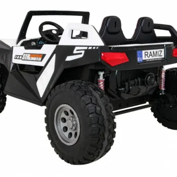 Clash Buggy Na Baterije Za 2 Djece Bijela + Daljinski Upravljač + 4x4 Pogon + Podešavanje Sjedala + 5
