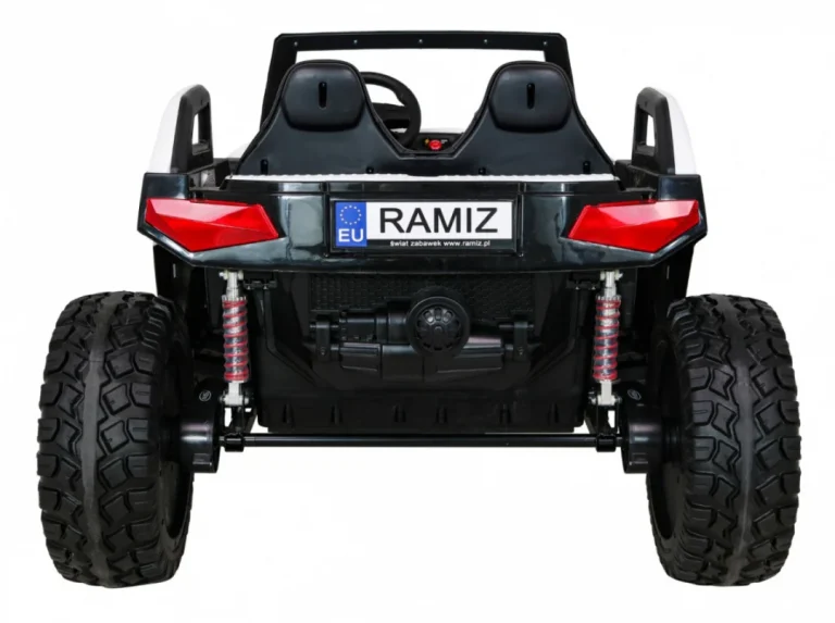 Clash Buggy Na Baterije Za 2 Djece Bijela + Daljinski Upravljač + 4x4 Pogon + Podešavanje Sjedala + 6