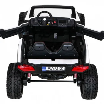 Clash Buggy Na Baterije Za 2 Djece Bijela + Daljinski Upravljač + 4x4 Pogon + Podešavanje Sjedala + 7