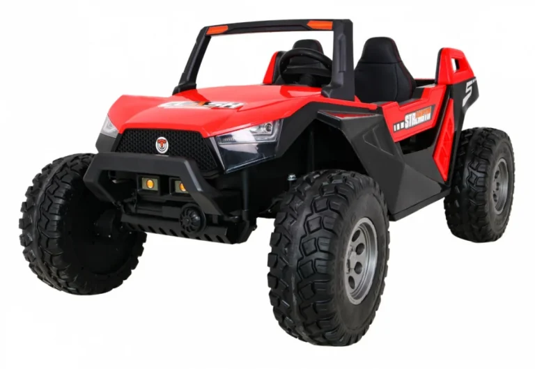 Clash Buggy Na Baterije Za 2 Djece Crveni + Daljinski Upravljač + 4x4 Pogon + Podešavanje, Crvena 1