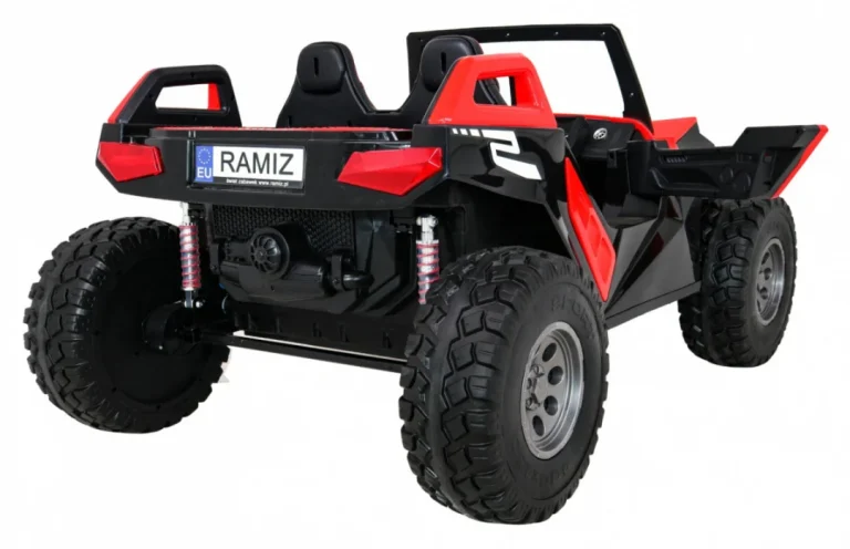 Clash Buggy Na Baterije Za 2 Djece Crveni + Daljinski Upravljač + 4x4 Pogon + Podešavanje, Crvena 10