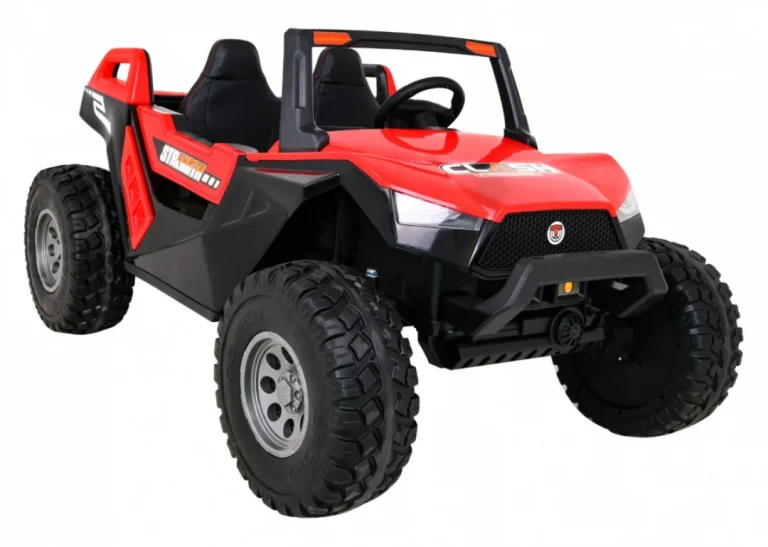 Clash Buggy Na Baterije Za 2 Djece Crveni + Daljinski Upravljač + 4x4 Pogon + Podešavanje, Crvena 11
