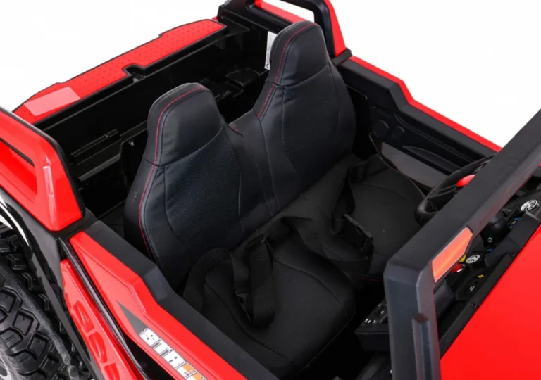 Clash Buggy Na Baterije Za 2 Djece Crveni + Daljinski Upravljač + 4x4 Pogon + Podešavanje, Crvena 12