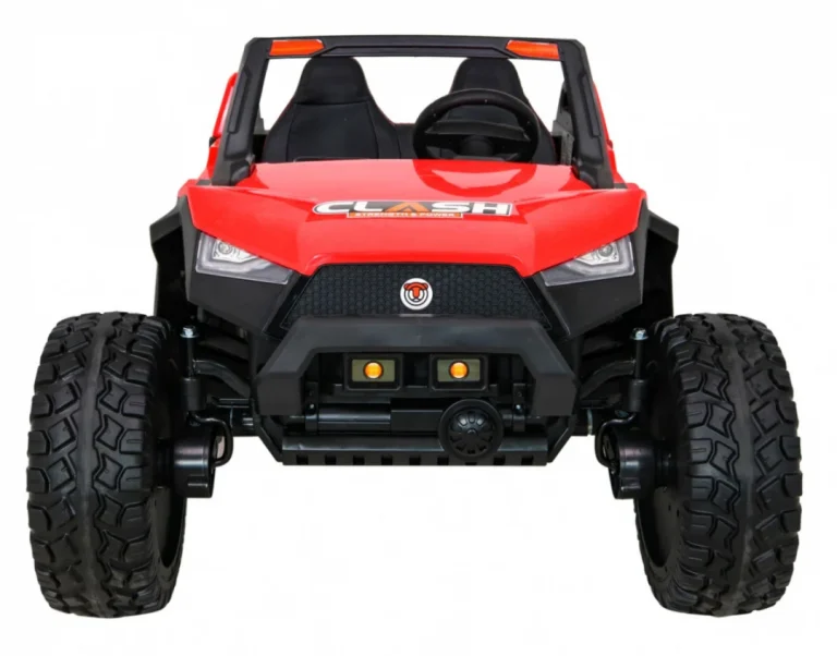 Clash Buggy Na Baterije Za 2 Djece Crveni + Daljinski Upravljač + 4x4 Pogon + Podešavanje, Crvena 3