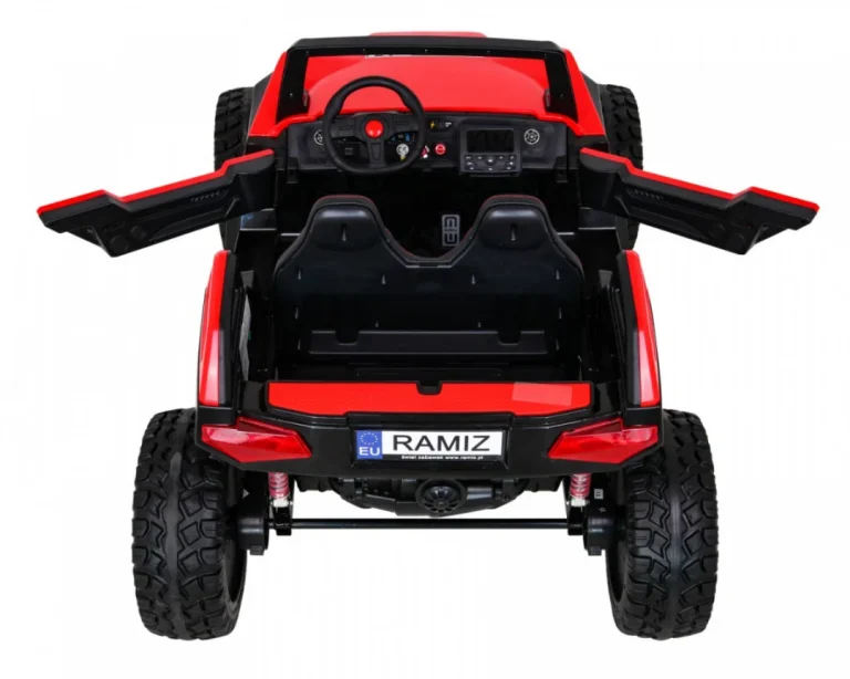 Clash Buggy Na Baterije Za 2 Djece Crveni + Daljinski Upravljač + 4x4 Pogon + Podešavanje, Crvena 7