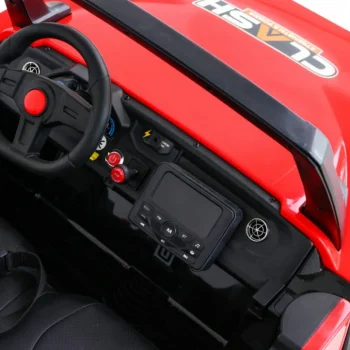 Clash Buggy Na Baterije Za 2 Djece Crveni + Daljinski Upravljač + 4x4 Pogon + Podešavanje, Crvena 8