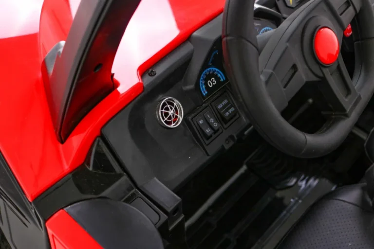 Clash Buggy Na Baterije Za 2 Djece Crveni + Daljinski Upravljač + 4x4 Pogon + Podešavanje, Crvena 9