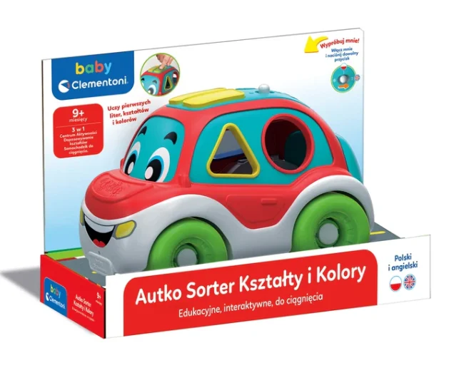 Clementoni Auto Za Sortiranje Oblika I Boja (pl/en) 50808 1