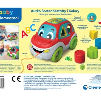 Clementoni Auto Za Sortiranje Oblika I Boja (pl/en) 50808 5