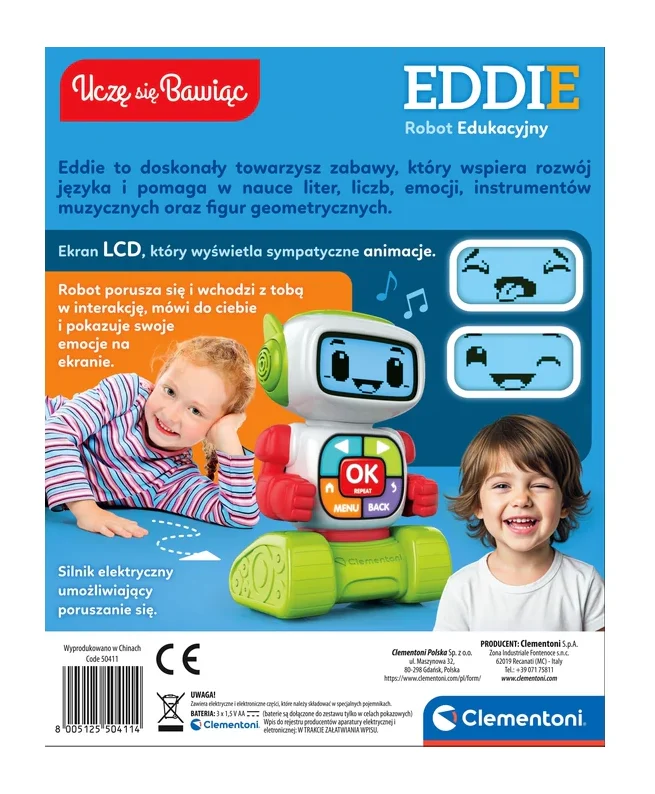 Clementoni Edukativni Robot Eddie (pl) 50411 7