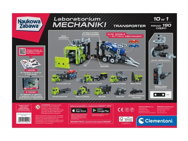Clementoni Mehanički Laboratorij Transporter 50249 5