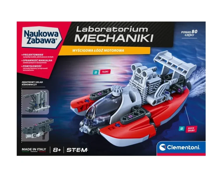 Clementoni Mehanički Laboratorij Trkaći Motorni Brod 50247 8