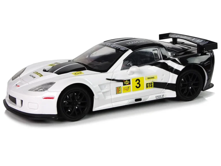 Corvette C6.r Automobil Na Daljinsko Upravljanje, 1:18, Bijeli 2