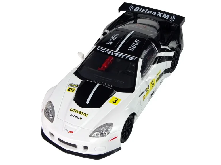 Corvette C6.r Automobil Na Daljinsko Upravljanje, 1:18, Bijeli 3
