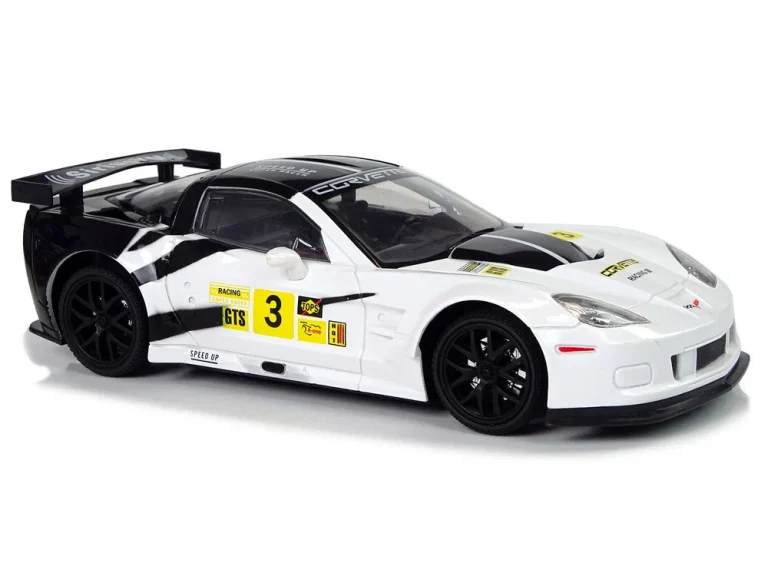 Corvette C6.r Automobil Na Daljinsko Upravljanje, 1:18, Bijeli 5