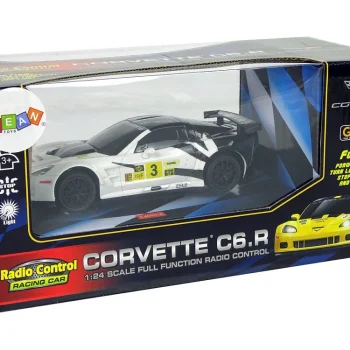 Corvette C6.r Automobil Na Daljinsko Upravljanje, 1:24, Bijeli 6