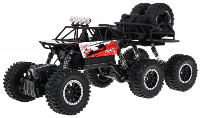 Crawler High Za Djecu 8+ Model Na Daljinsko Upravljanje 1:14 6x6 Pogon + Rezervni Kotači 2