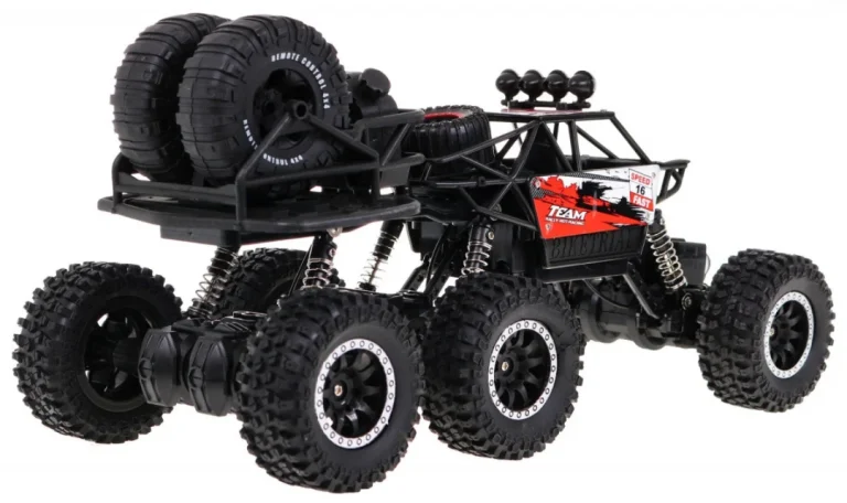Crawler High Za Djecu 8+ Model Na Daljinsko Upravljanje 1:14 6x6 Pogon + Rezervni Kotači 4