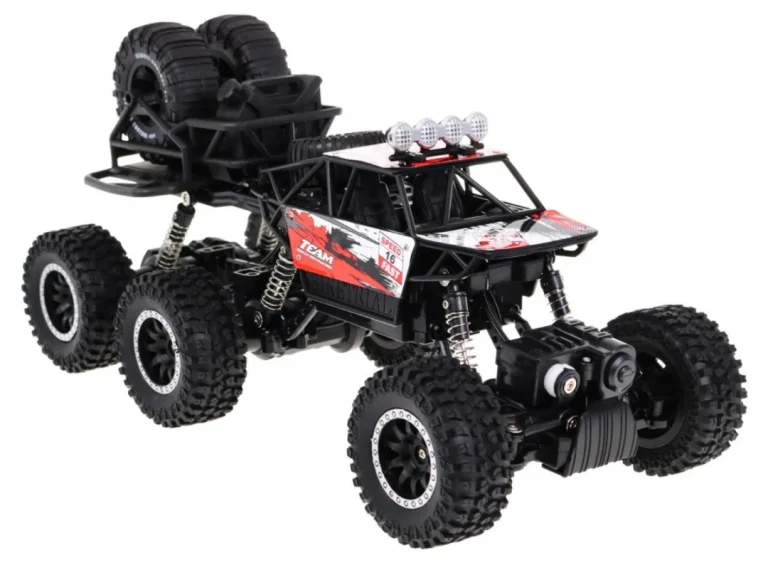 Crawler High Za Djecu 8+ Model Na Daljinsko Upravljanje 1:14 6x6 Pogon + Rezervni Kotači 5