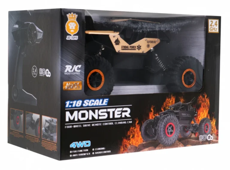 Crawler Monster R/c Za Djecu 6, Zlatni 7