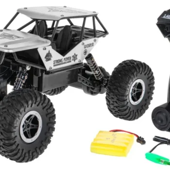Crawler Monster Za Djecu 6, Model Na Daljinsko Upravljanje, Srebrni, 1:18, Ekstremna Vožnja 2