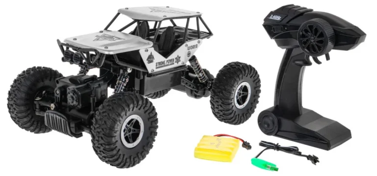 Crawler Monster Za Djecu 6, Model Na Daljinsko Upravljanje, Srebrni, 1:18, Ekstremna Vožnja 2