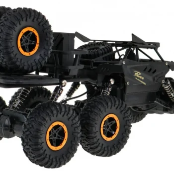 Crawler Rock Za Djecu 6+ Model Na Daljinsko Upravljanje 1:10 6x6 Pogon + Rezervni Kotači, Crna 5