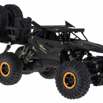 Crawler Rock Za Djecu 6+ Model Na Daljinsko Upravljanje 1:10 6x6 Pogon + Rezervni Kotači, Crna 6