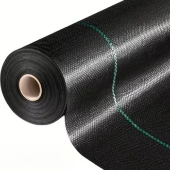 Crni Agrotekstil Protiv Korova 160 Cm × 50 M 90 G/m² + Sidra 4
