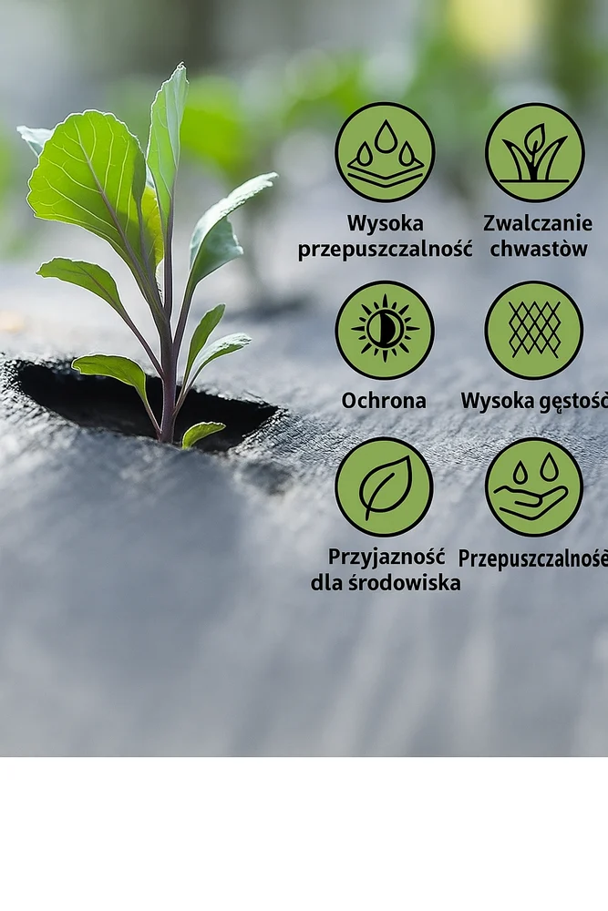 Crni Agrotekstil Protiv Korova 160 Cm × 50 M 90 G/m² + Sidra 8