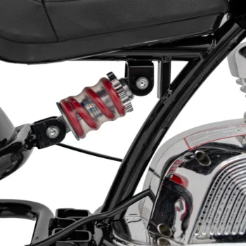 Crni Motocikl Chopper Warrior, Crna Motor Na Akumulator 17