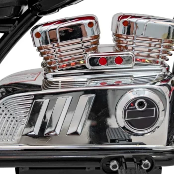 Crni Motocikl Chopper Warrior, Crna Motor Na Akumulator 18